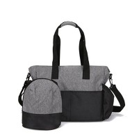 Removable Shoulder Strap Baby Diaper Bag Mummy Shoulder Bag Set With Baby Bottle Insulated Pouch