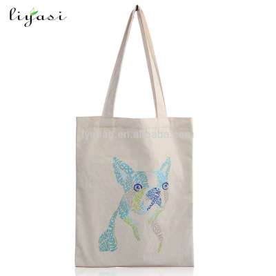 Promotional Custom Logo Printed Organic Calico Cotton Canvas Tote Bag